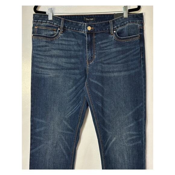 White House Black Market Saint Honoré Jean Collection Jeans Plus Sz 14 Slim - Picture 2 of 8
